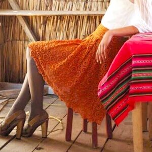 Moulinette Soeurs Anthropologie lace Riley skirt Size~8